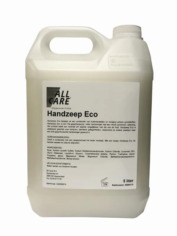 All Care handzeep 5 liter can Betrouwbaar