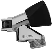 Op = Op Ankofit, tapkraan, met beluchter, met greep, wand, bovendeel niet keramisch, vast, 1/2", messing
