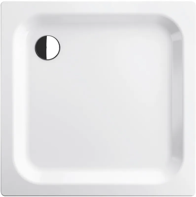 Bette BetteSupra douchebak 80x80x6,5cm vierkant extra vlak plaatstaal wit 5820000 Snelle Levering