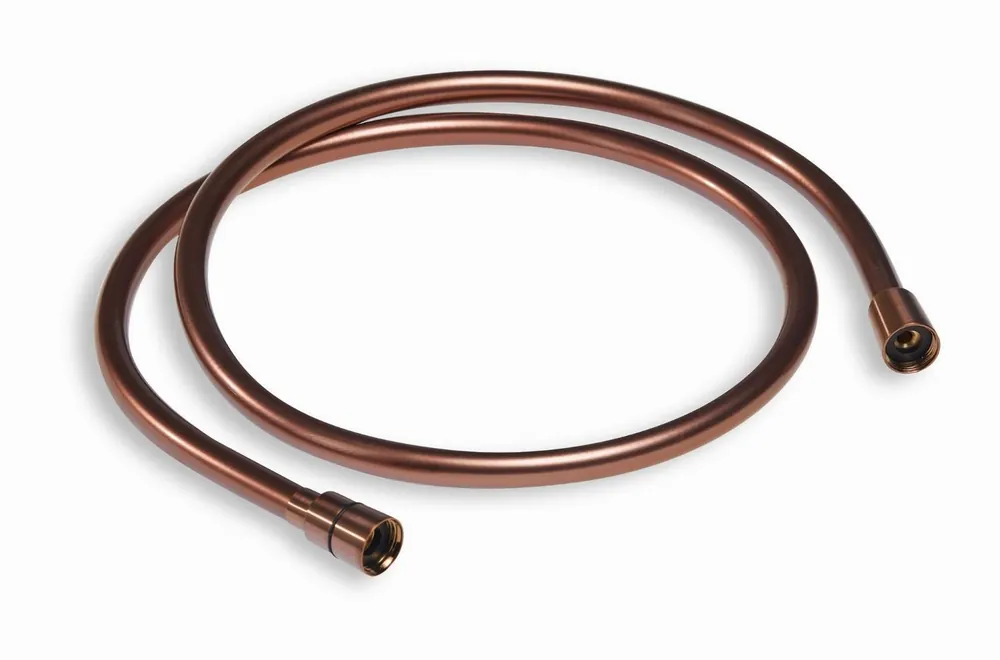 Veilige Betaling Blue Label Brondby doucheslang 1/2" x 1/2" 150cm met gladde buitenkant geborsteld brons FK-0102-BR