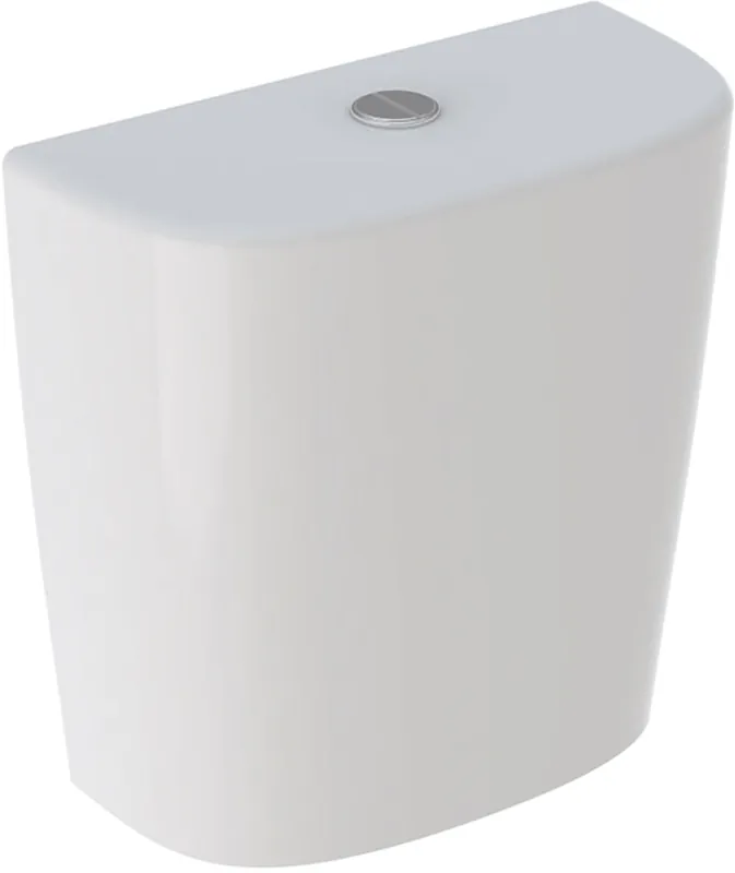 Geberit 300 Basic opbouwspoelreservoir drukknop verhoogd closet met onderinlaat wit S8500199000G Laatste Versie