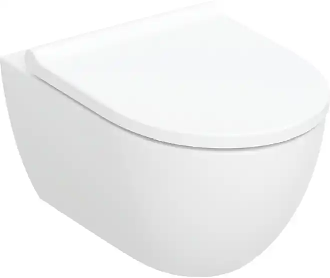 Geberit Acanto combipack 53 cm TurboFlush met softclose en quick release toiletzitting wit 502718001 Korting
