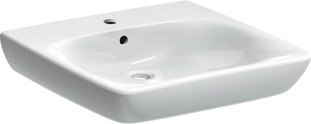 Geberit 300 Comfort rolstoelwastafel 55 cm m. kraangat en overloop wit S8340400000G Alleen Vandaag