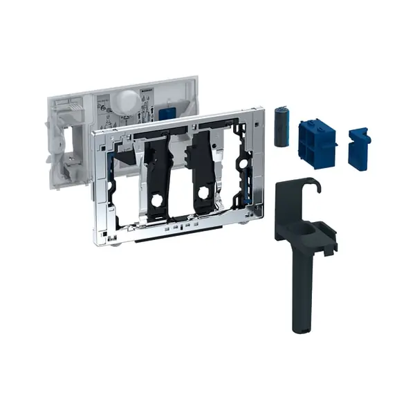 Geberit DuoFresh, onderdeel spoelreservoir, toiletblokhouder voor DuoFresh stick, voor Sigma 12cm inbouwreservoir, grijs Fabrieksprijs