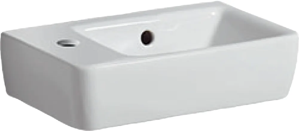 Bestel Nu Geberit Renova Compact fontein compact m. kraangat links m. overloop 40x25x15cm wit 276240000