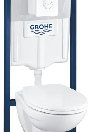 Grohe Solido Ceramic wandcloset met inbouwreservoir verstelbare hoogte en diepte min. 3l, max 9l 39117000 Op = Op