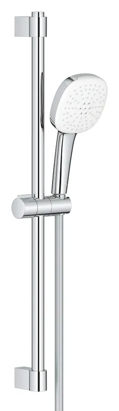 Grohe Tempesta Cube glijstangset m. handdouche Ø11cm 2 straalsoorten 60cm m. doucheslang 175cm chroom 26748003 Actieprijs
