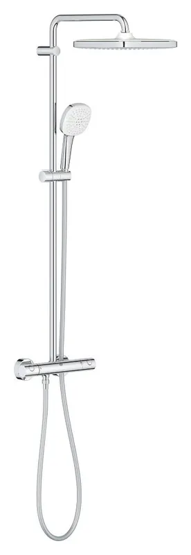 Direct Beschikbaar Grohe Tempesta Cube System 250 Cube douchesysteem m. douchethermostaat, aquadimmer HOH=15cm, hoofdd. 1 straalsoort, handd. 2 straalsoorten chroom 26689001
