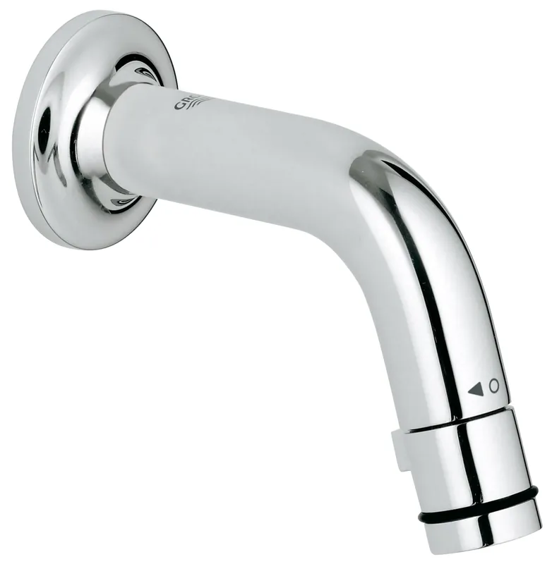 Favoriet Grohe Universal, Toiletkraan, wand, draaimechanisme, 1-gats, bovendeel keramisch, 66mm hoogte, 106mm L-uitloop, vast, chroom