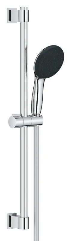Populair Grohe Vitalio Start glijstangset m. handdouche Ø11cm m. 1 straalsoort 60cm m. doucheslang 175cm chroom/zwart 27943001