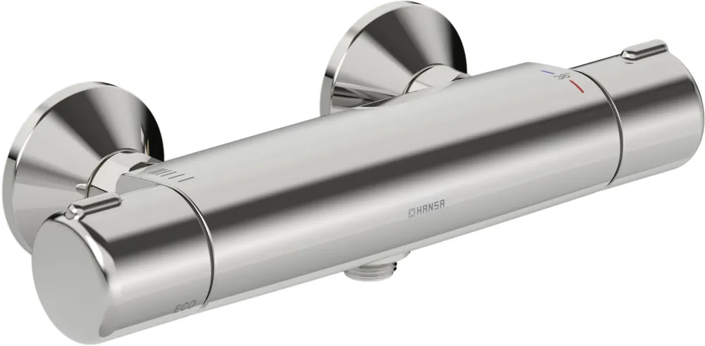 Hansa Hansamicra douchethermostaat z. omstel m. koppelingen m. thermo cool functie HOH=15cm chroom 58150171 Actieprijs