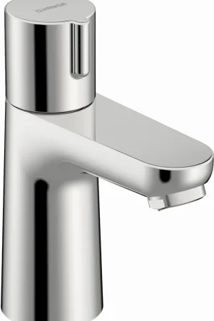 Koop Online HansaNova koudwaterkraan eengreeps, uitloop 84mm, 1 aansluiting voor koud of voorgemengd water, bovendeel keramisch