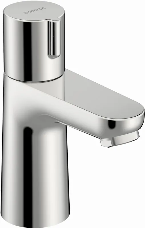 Koop Online HansaNova koudwaterkraan eengreeps, uitloop 84mm, 1 aansluiting voor koud of voorgemengd water, bovendeel keramisch