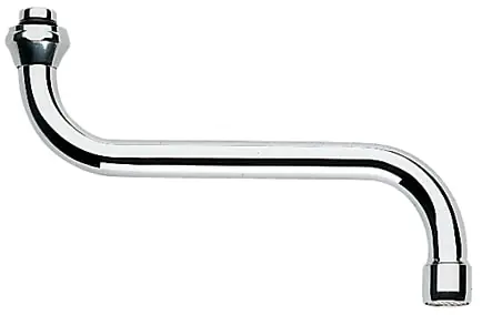 Grohe, Buisuitloop sanitairkraan, met mousseur, G3/4", 110mm hoogte, 200mm voorsprong S-uitloop, draaibaar, chroom Koop Online