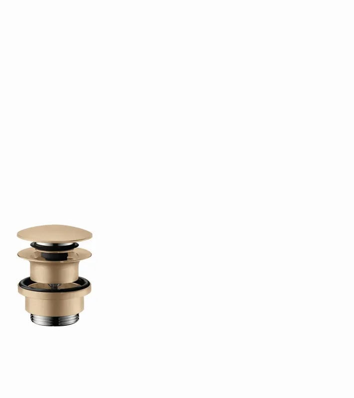 Hansgrohe , Afvoergarnituur / waste set, PO-waste, G1/4", geborsteld brons (voor wastafels met overloop) Dagaanbieding