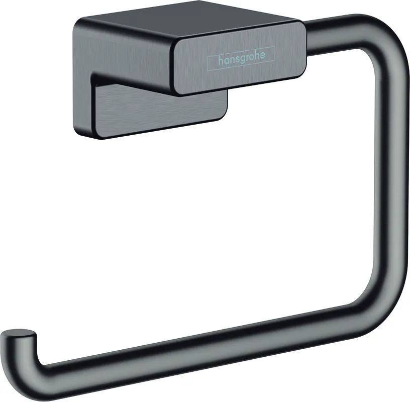 Hansgrohe AddStoris closetrolhouder zonder klep brushed black chrome 41771340 Snelle Levering