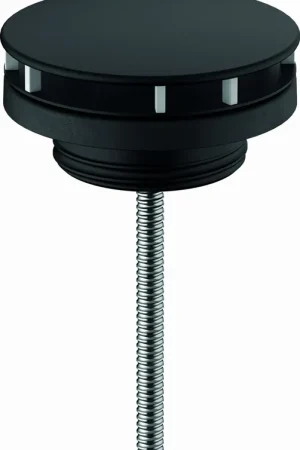 Beperkte Voorraad Hansgrohe afvoerplug niet afsluitbaar voor wastafel/bidet, mat zwart