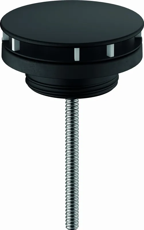 Beperkte Voorraad Hansgrohe afvoerplug niet afsluitbaar voor wastafel/bidet, mat zwart