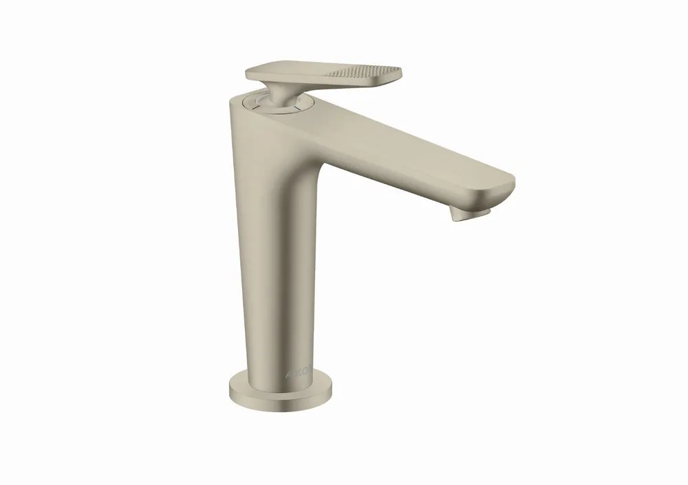 Hansgrohe Axor Citterio C wastafelkraan 125 CoolStart m. afvoerplug m. cubic cut brushed nickel 49041820 Alleen Vandaag