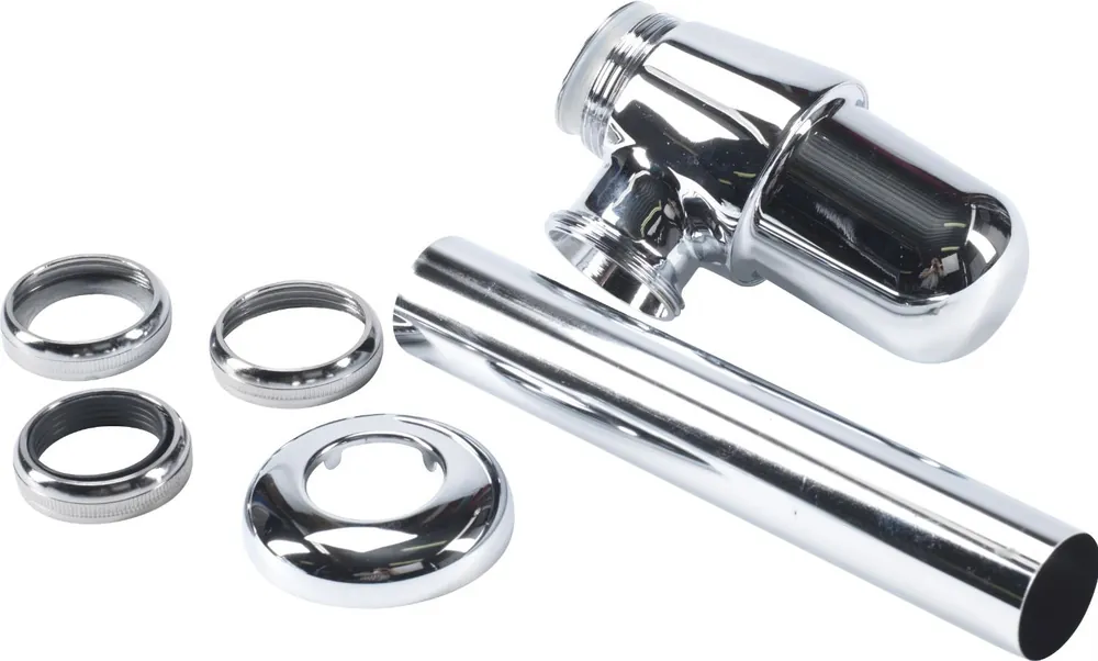 Hansgrohe bekersifon incl. muurbuis 1 1/4 chroom Superprijs