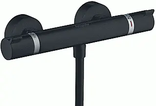 Betrouwbaar Hansgrohe Ecostat Comfort douchethermostaat z. omstel m. koppelingen HOH=15cm mat zwart 13116670