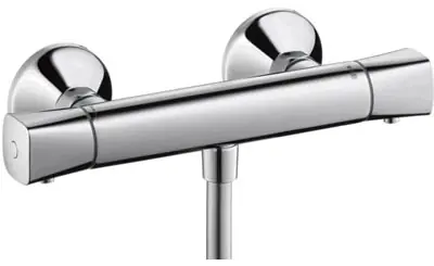 Hansgrohe Ecostat Universal douchethermostaat m. koppelingen HOH=15cm chroom 13122000 Nieuw