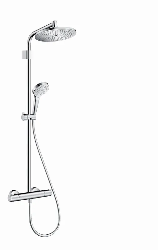 Weekendaanbieding Hansgrohe Exclusieve showerpipe Croma 280 Varia Top met variabele wandsteun (100 mm) 27369000