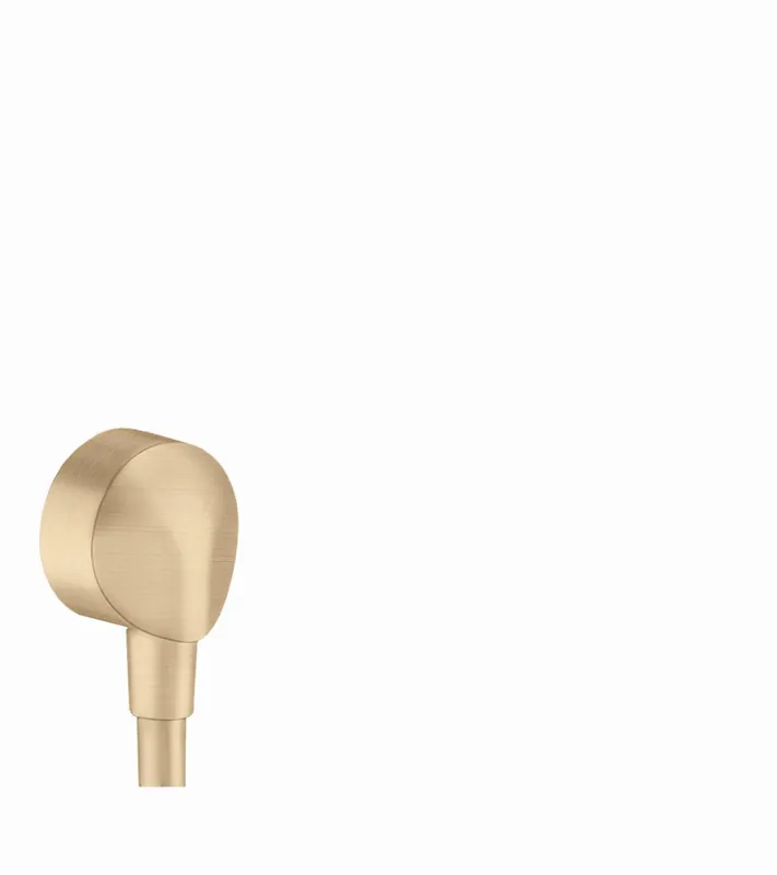 Uitverkoop Hansgrohe Fixfit, Muuraansluitbocht E, wand, zonder terugslagklep, geborsteld brons