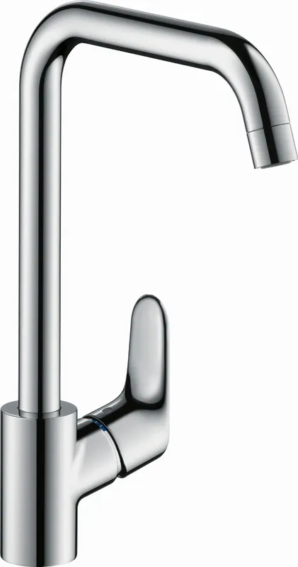 Finale Uitverkoop Hansgrohe Focus keukenkraan 260 m. hoge draaibare uitloop instelbaar 110°, 150° en 360° chroom 31820000