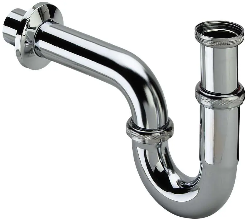 Hete Deal Viega buissifon 1 1/4 zonder plug. Chroom.