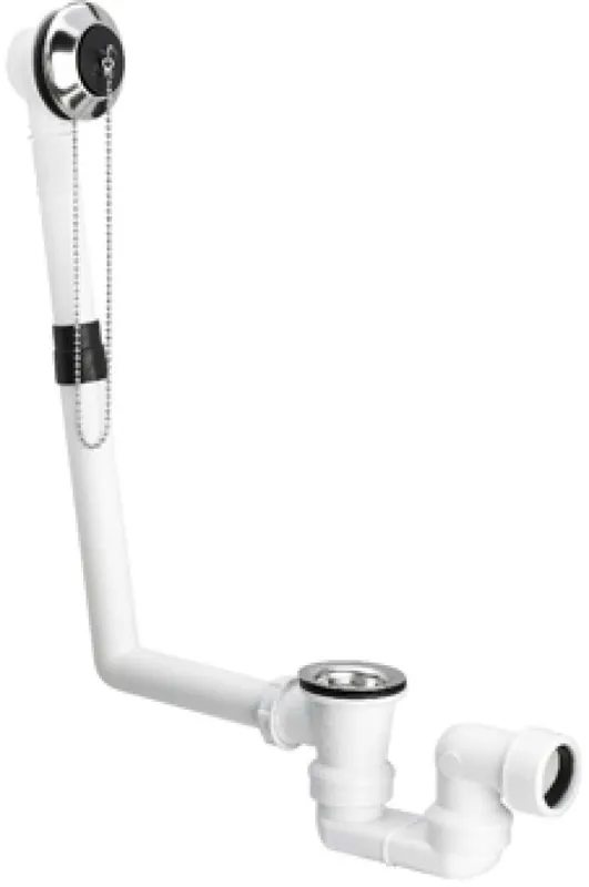 Gecertificeerd Viega Citaplex badplug-en over loop met sifon 109240 chroom