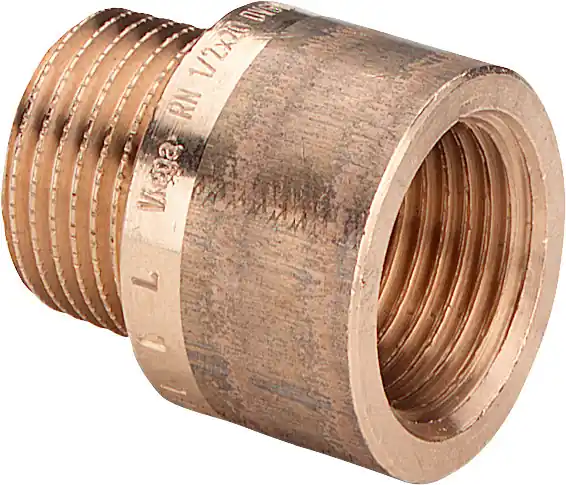 Betrouwbaar Viega kraanverlengstuk 1/2 x 25 brons / blank