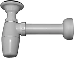 Betaalbaar Viega kunststof plugbekersifon 1.1/2"met muurbuis 40 mm wit
