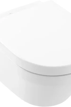 Bestel Nu Villeroy & Boch Architectura combipack, wandcloset 53cm directflush met closetzitting SC/QR wit 4694HR01
