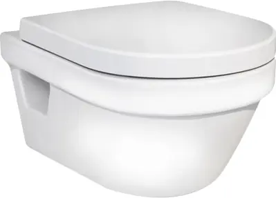 Villeroy & Boch Omnia Architectura closetzitting roestvrij staal scharnieren wit 98M9C101 Direct Beschikbaar