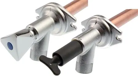 Lage Prijs VSH buitenkraan vorstvrij met gevelplaat 150mm muurdikte 1/2 buitendraad messing 4244042