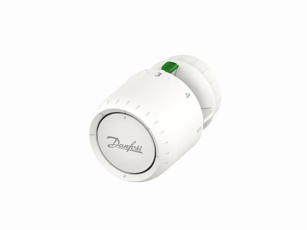 Op = Op Danfoss thermostaatknop RA-Aveo standaard met ingebouwde voeler, 7-28 graden 015G4090