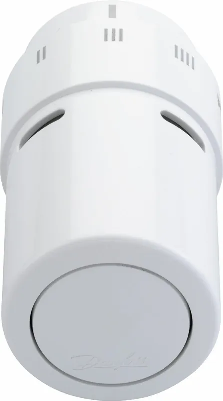 Danfoss thermostaatknop, binnenzeskant 22, vloeistofgevuld, bereik 8-28°C, wit RAL9016 Nieuw