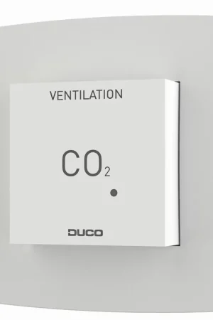 Favoriet Duco CO2 ruimtesensor zonder bediening RF/W wit 0000-4637