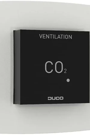 Duco CO2 ruimtesensor zonder bediening RF/W zwart 0000-4636 Seizoensaanbieding
