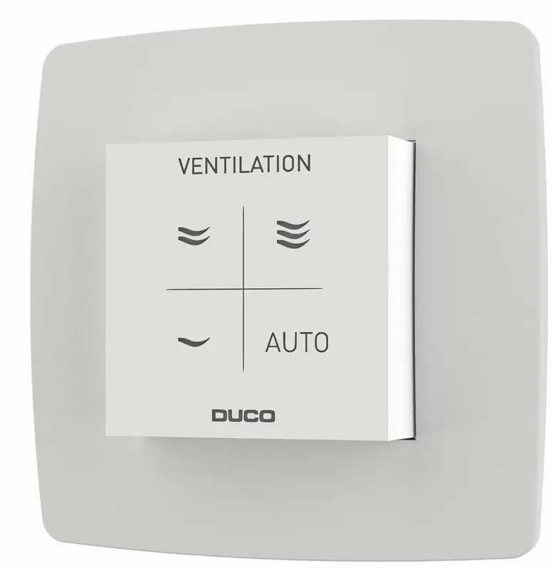 Alleen Vandaag Duco vocht ruimtesensor met bediening RF/W wit 0000-4606