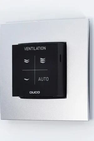 Laatste Kans Duco vocht ruimtesensor met bediening RF/W zwart 0000-4605