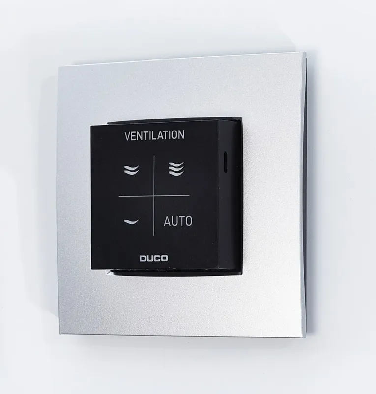 Laatste Kans Duco vocht ruimtesensor met bediening RF/W zwart 0000-4605
