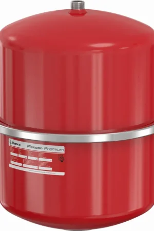 Gereduceerde Prijs Flamco Flexcon Premium expansievat 25l voordruk 1bar einddruk 1bar max 70°C continu rood 16923