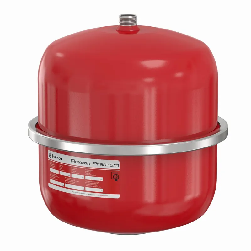 Lage Prijs Flamco Flexcon Premium expansievat 8 liter rood, voordruk 0,5 bar, max. werkdruk 3 bar 16913