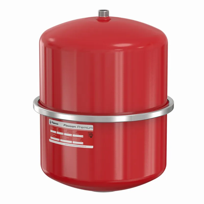 Flamco Flexcon Premium expansievat, 25l, voordruk 1.5bar, einddruk 3bar, max 70°C continu, hxØ 421x328mm, rood Gratis Retour
