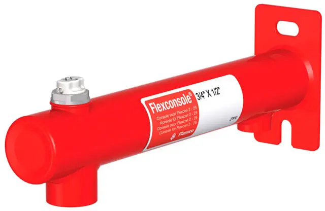Flamco Expansievat console Flexconsole 3-gats rood met ontluchter 27910 Veilige Betaling