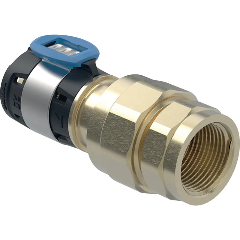 Superprijs Geberit FlowFit 3-d overgang m/BI siliciumbrons d20-1/2"