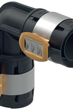 Direct Verzonden Geberit FlowFit bocht 90gr PPSU d50