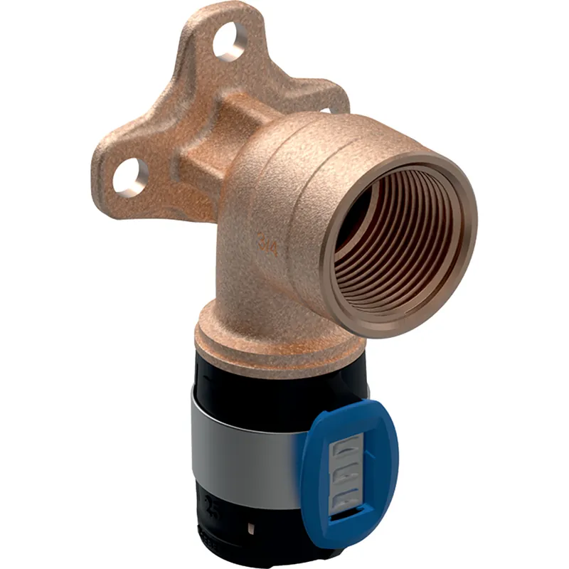 Geberit FlowFit muurplaat L=36 mm brons d20-Rp1/2" Merkproduct